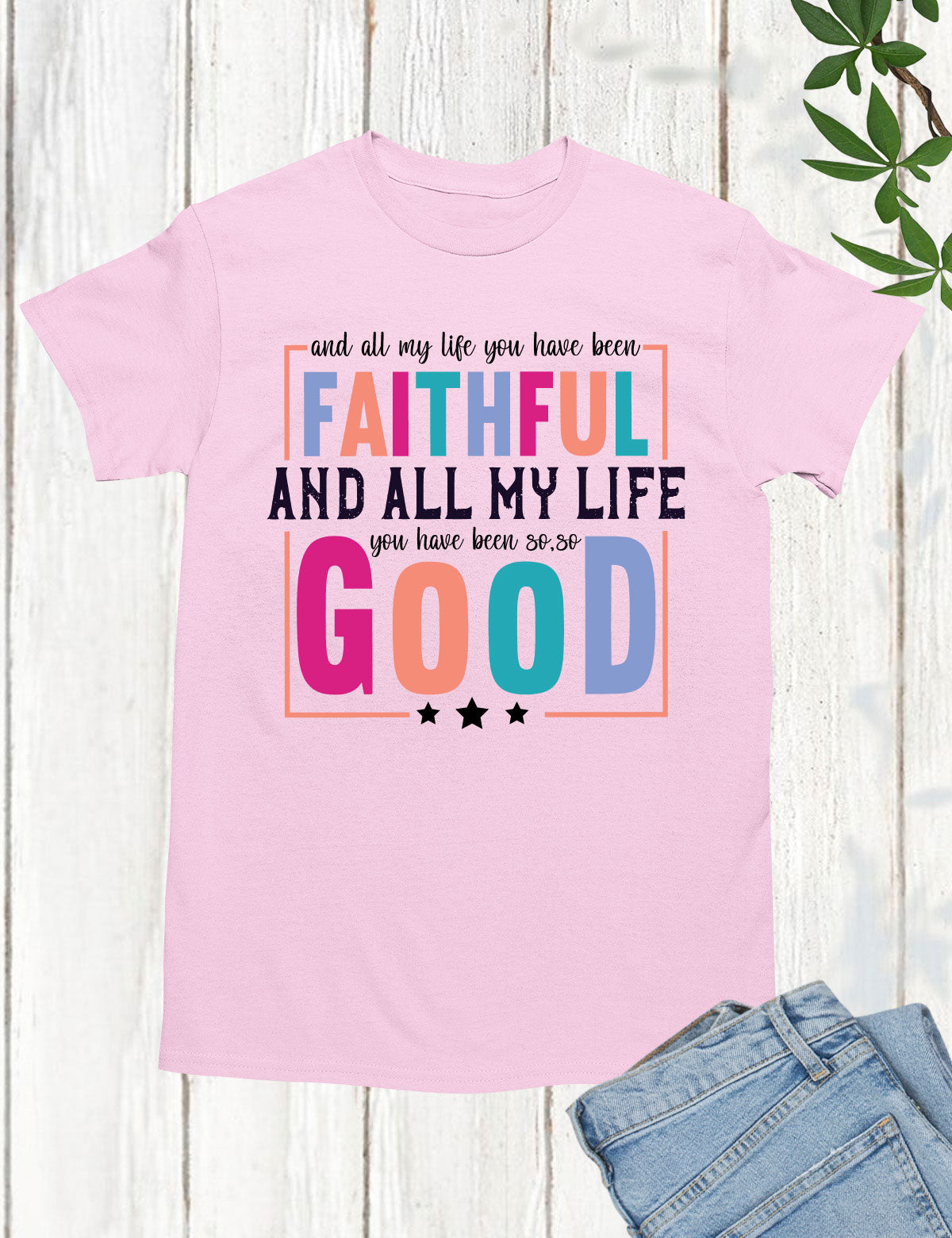 All My Life Faithful Long Sleeve Christian T Shirts