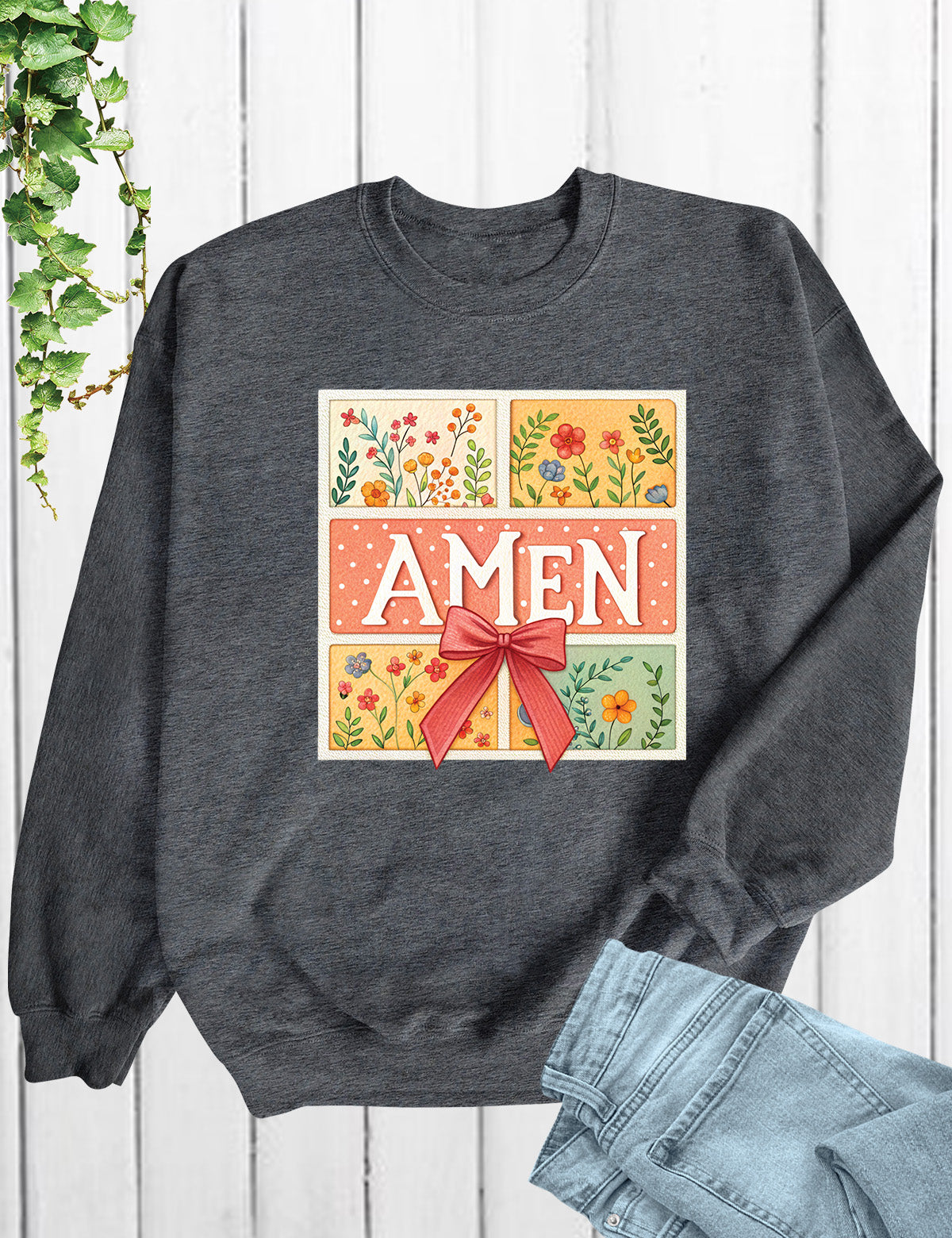 Amen Easter Womens Christian Long Sleeve T Shirts