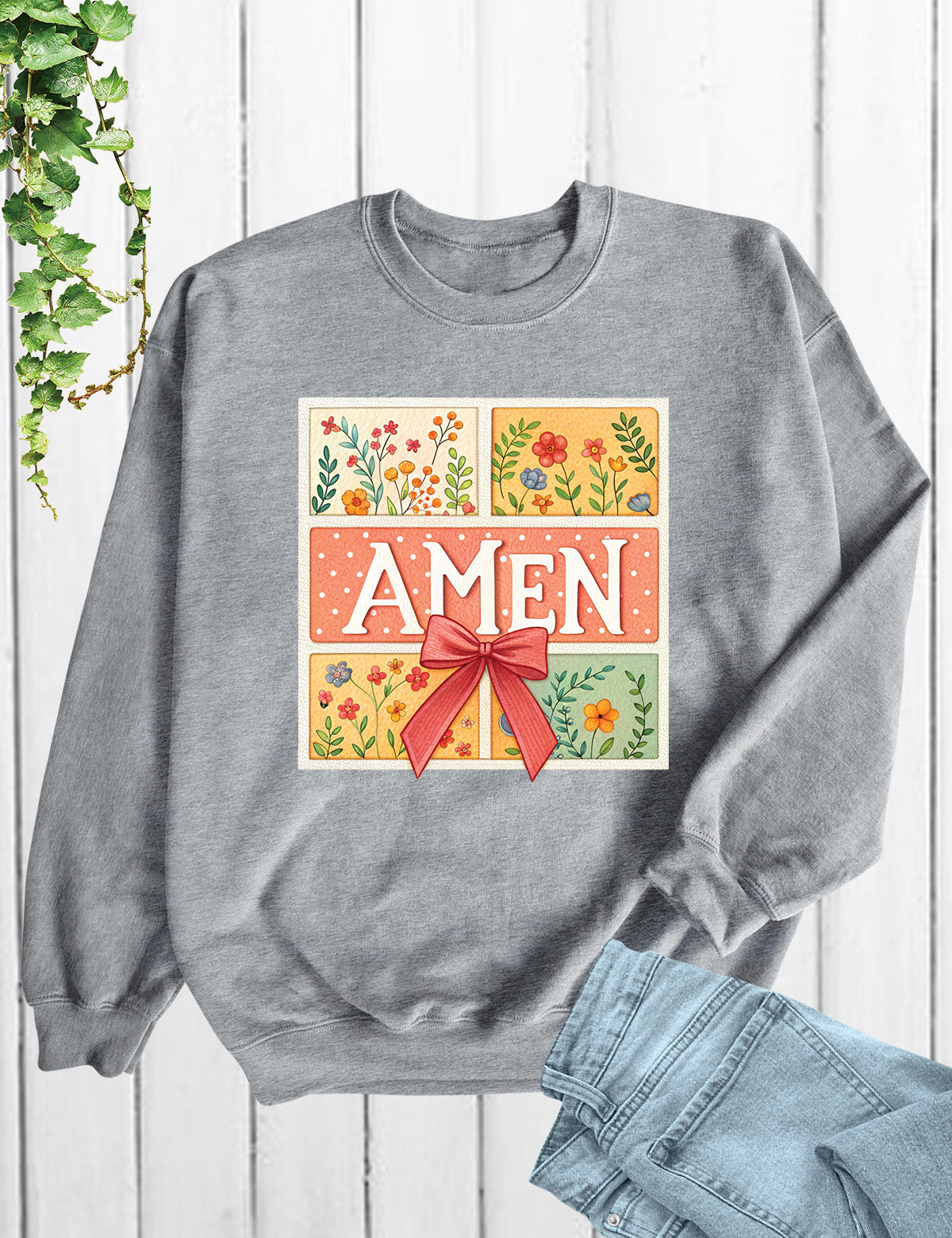 Amen Easter Womens Christian Long Sleeve T Shirts
