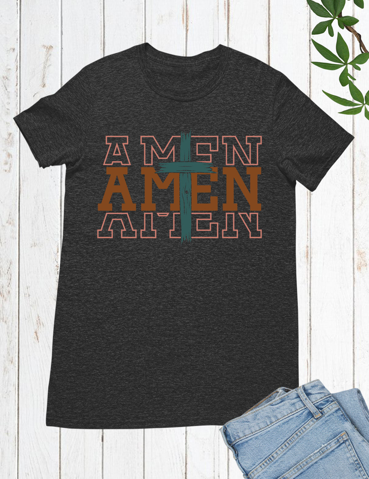 Amen Retro Religious Long Sleeve T Shirts