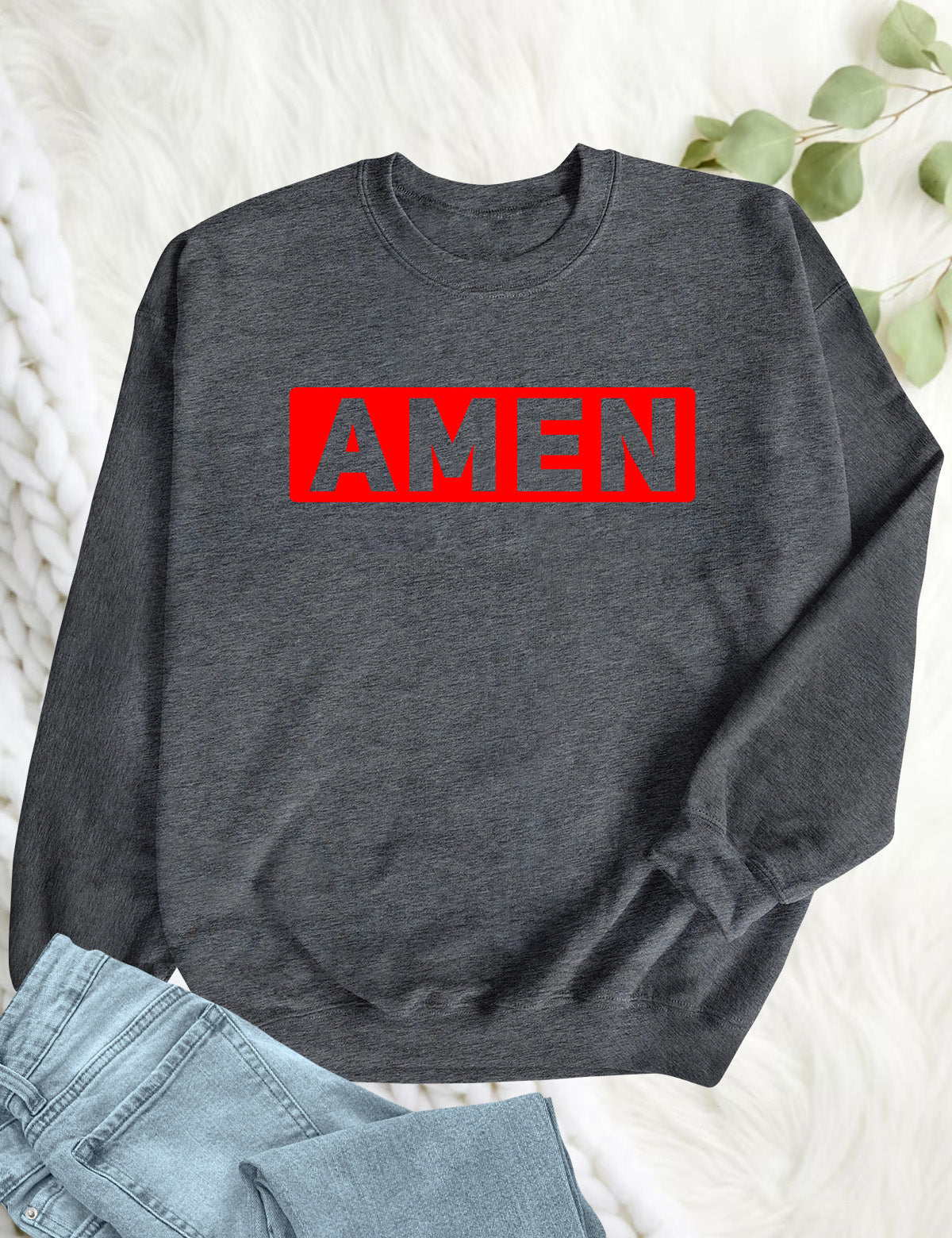 AMEN Religious Sweatshirts Let God's will Be Done