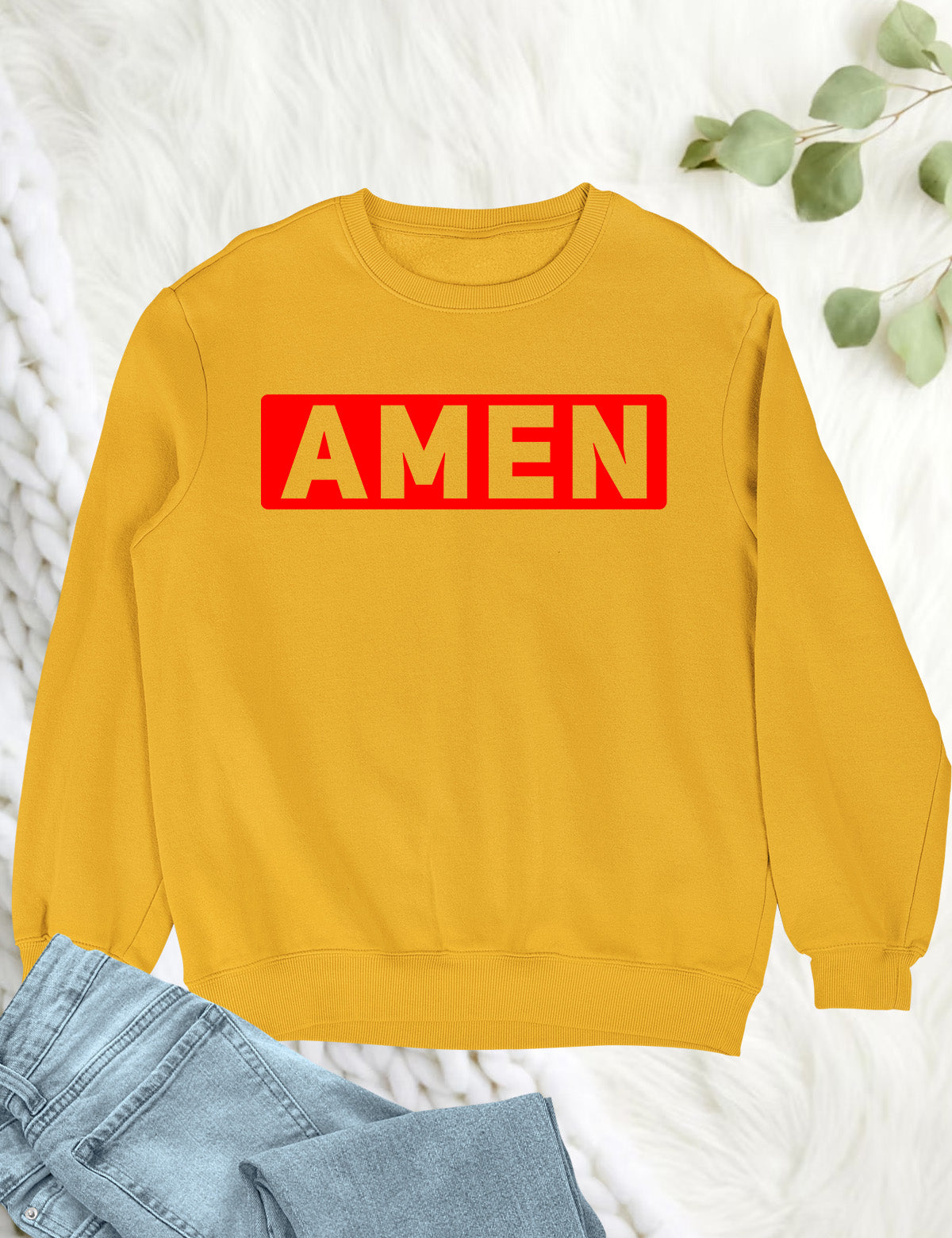 AMEN Religious Sweatshirts Let God's will Be Done