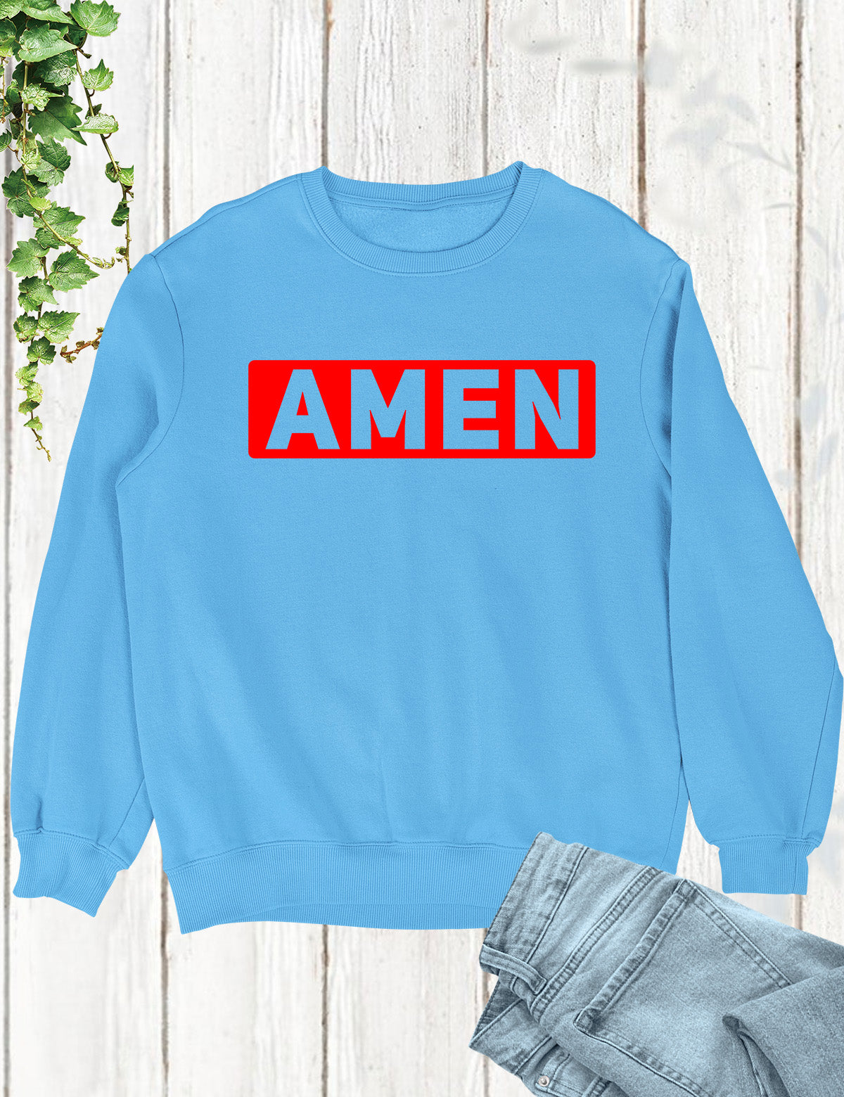 AMEN Religious Sweatshirts Let God's will Be Done