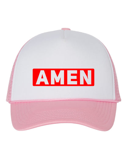 Amen Christian Trucker Hat Cap