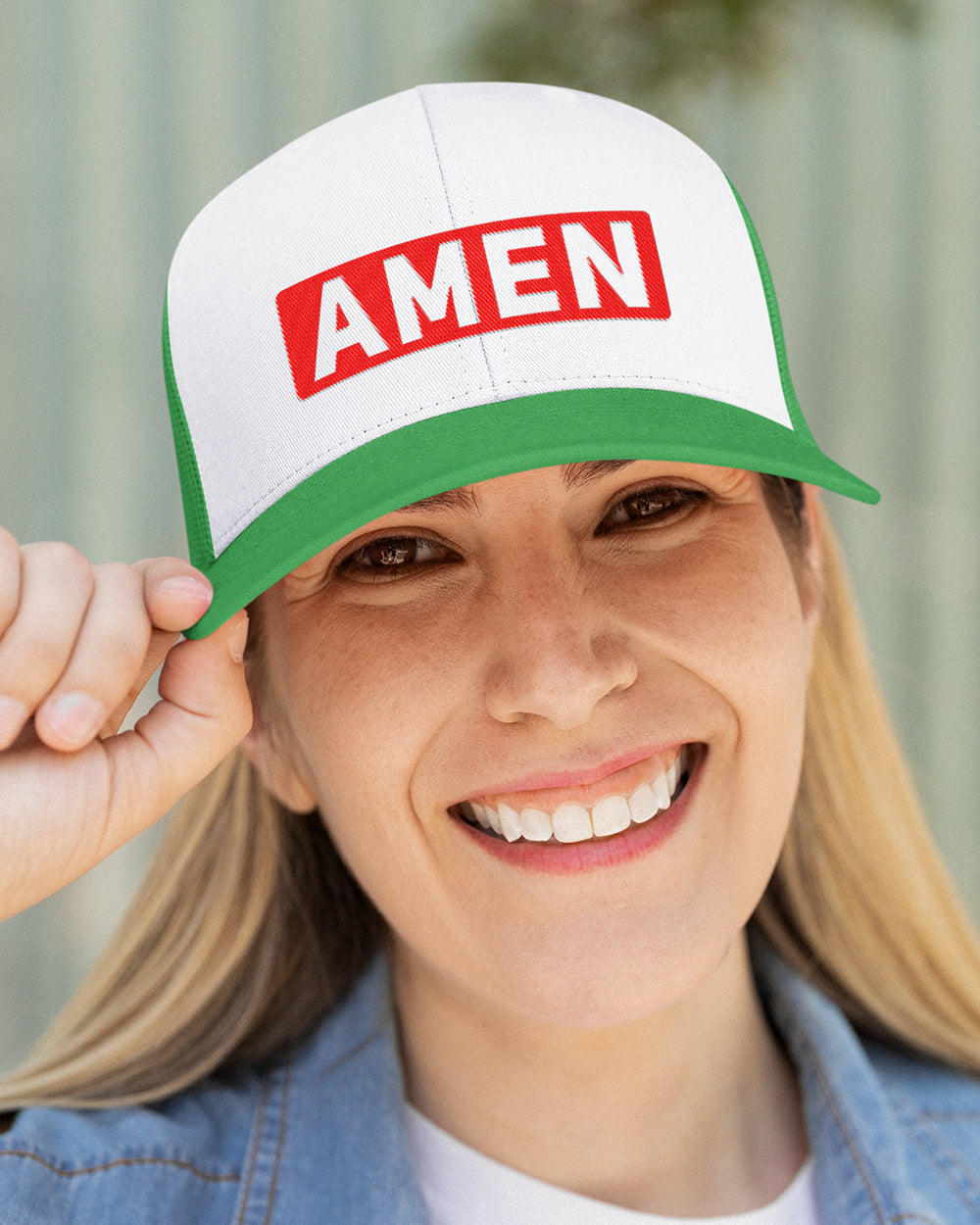 Amen Christian Trucker Hat Cap