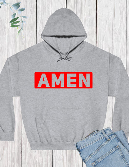 Amen Trendy Christian Hoodie