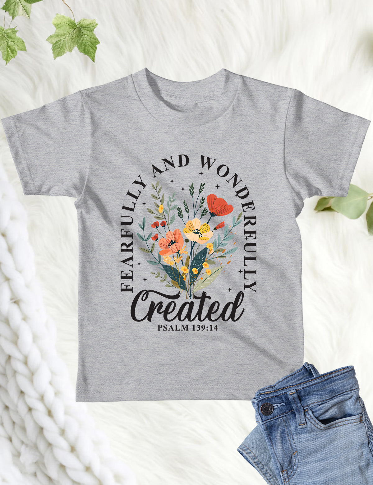 Beautifully and Wonderfully Created Kids T Shirt