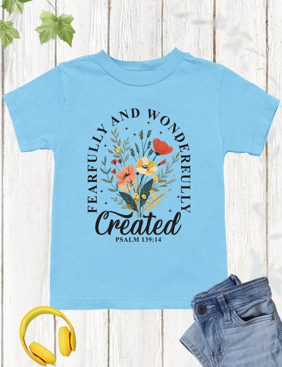 Beautifully and Wonderfully Created Kids T Shirt