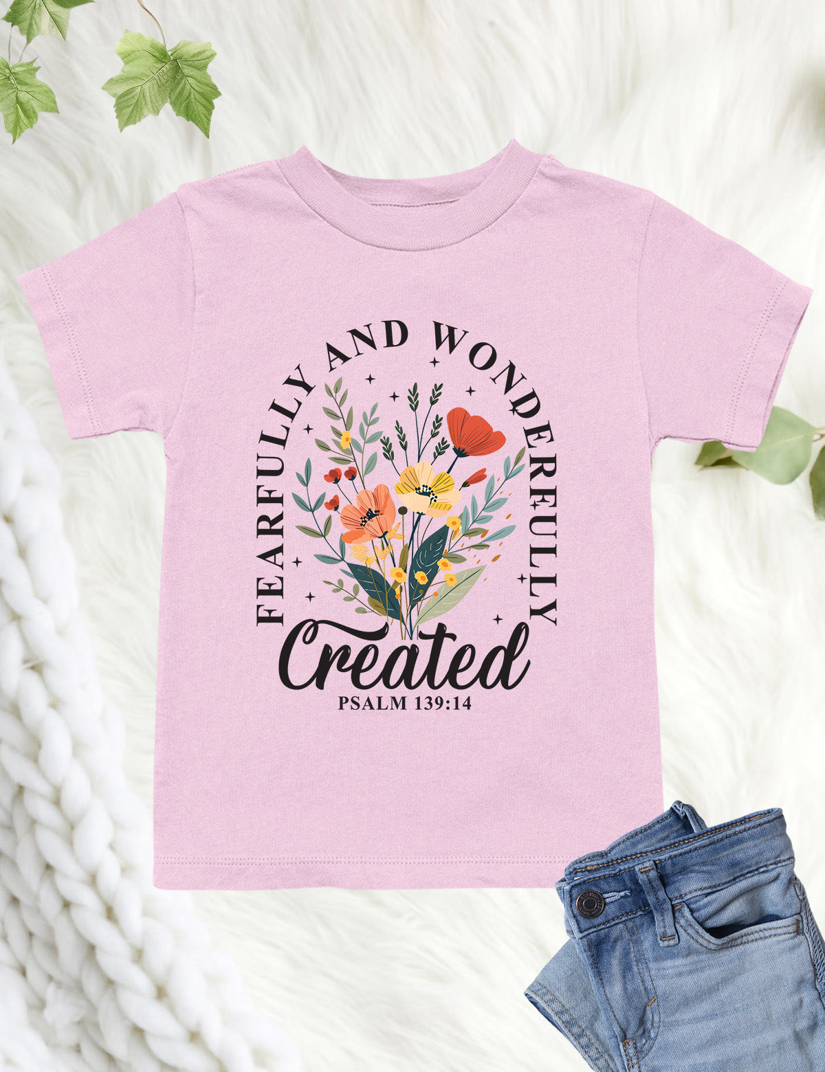 Beautifully and Wonderfully Created Kids T Shirt