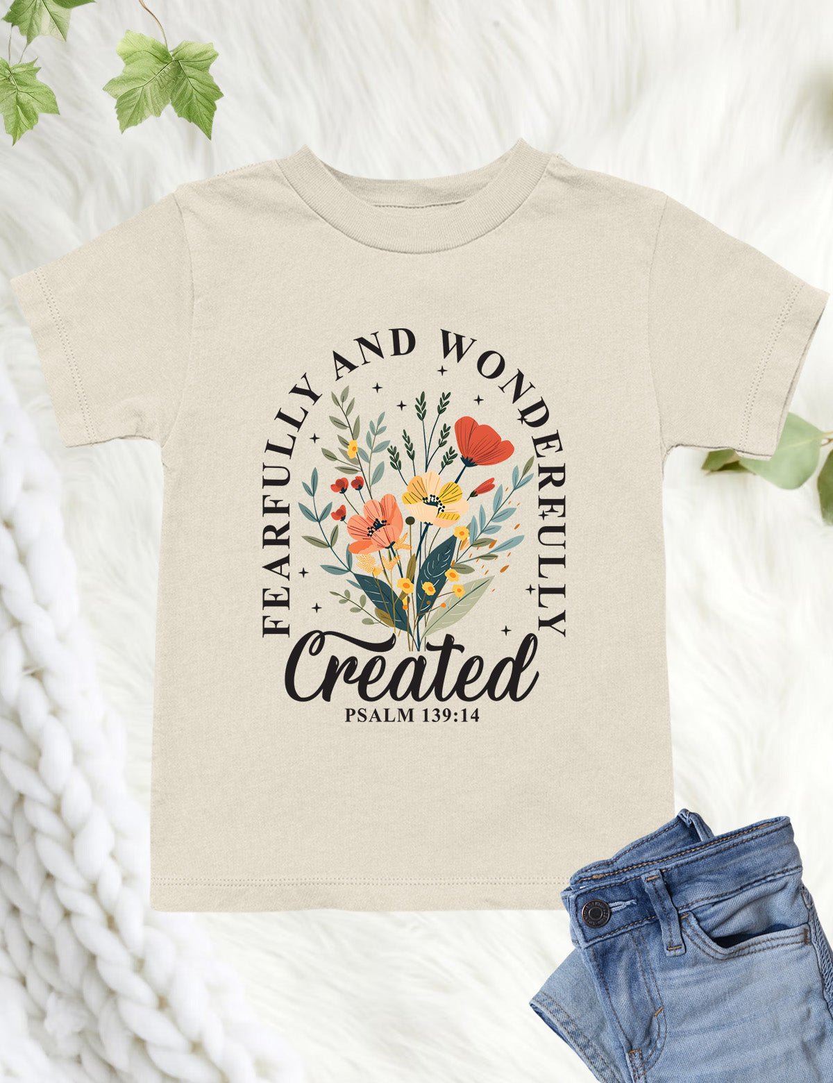 Beautifully and Wonderfully Created Kids T Shirt