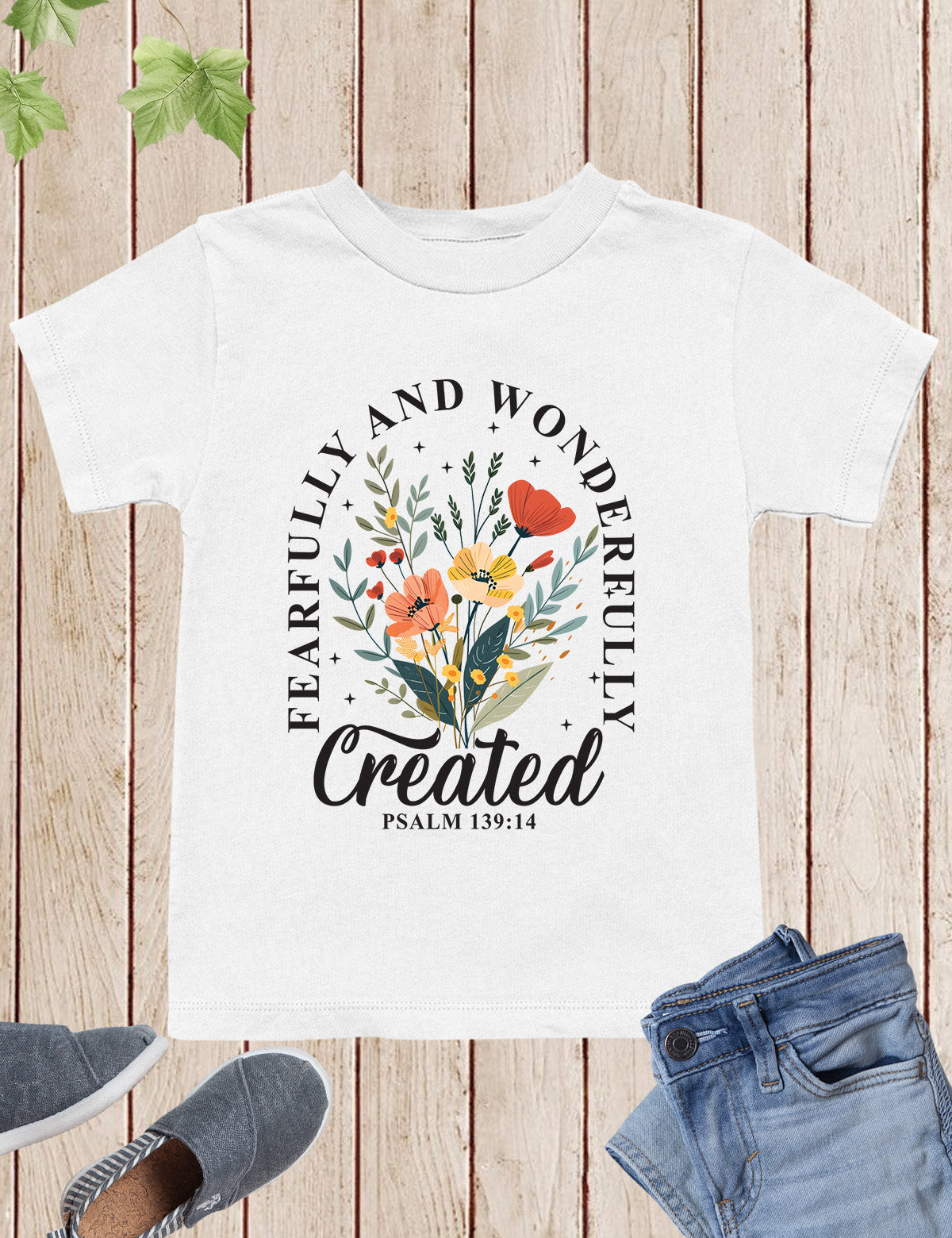 Beautifully and Wonderfully Created Kids T Shirt