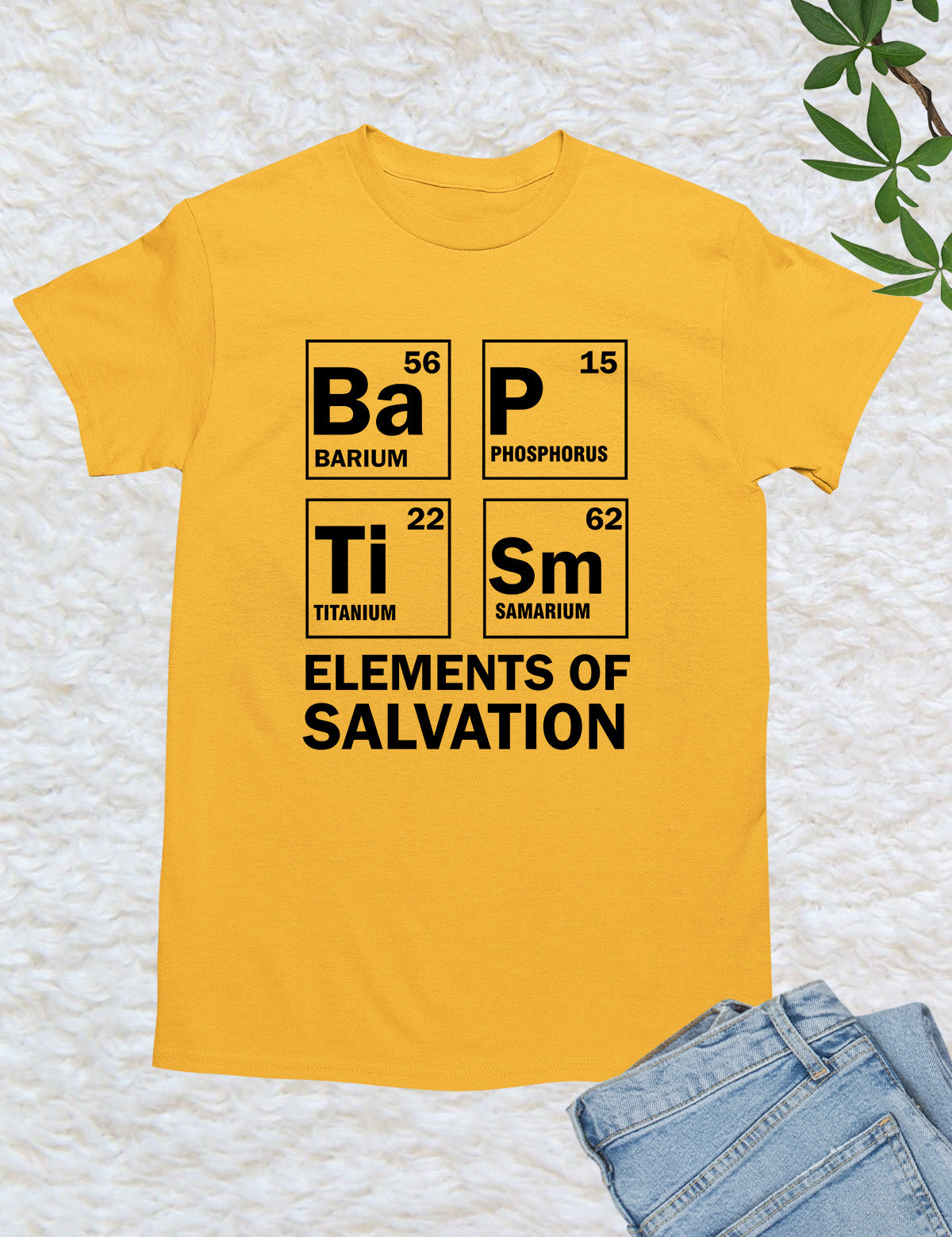 Baptism Elements of Salvation T Shirt