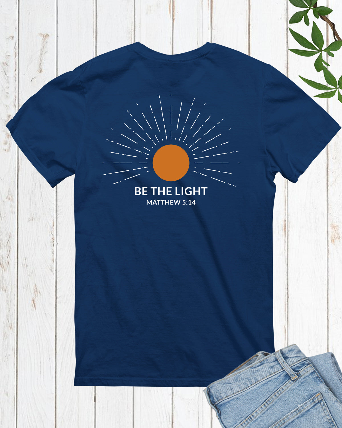 Be The Light Christian Religious shirts for women