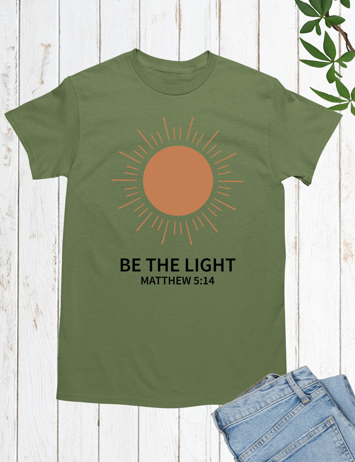 Be The Light Christian Apparel T Shirts