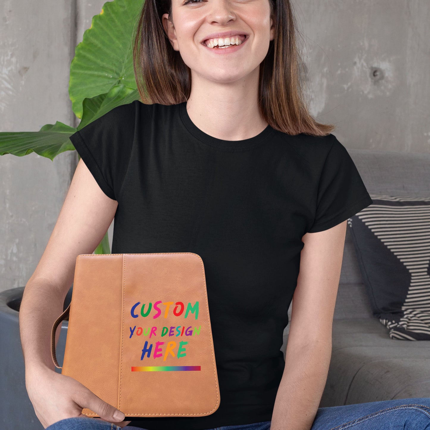 Bible Cover Case With Custom Design any color Text