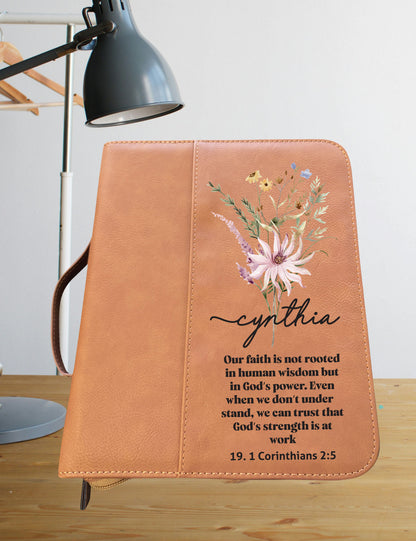 Bible Covers For Women Custom Colorful Flower