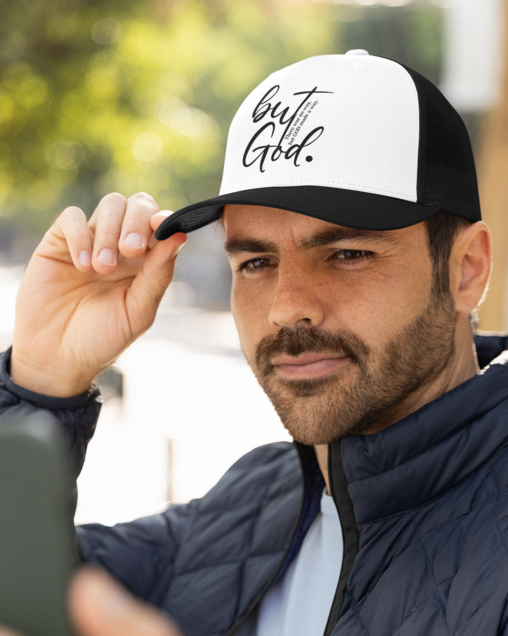 But God Make a Way Trucker Hat Cap