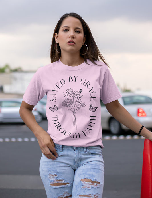 Saved By Grace Through Christ Shirt