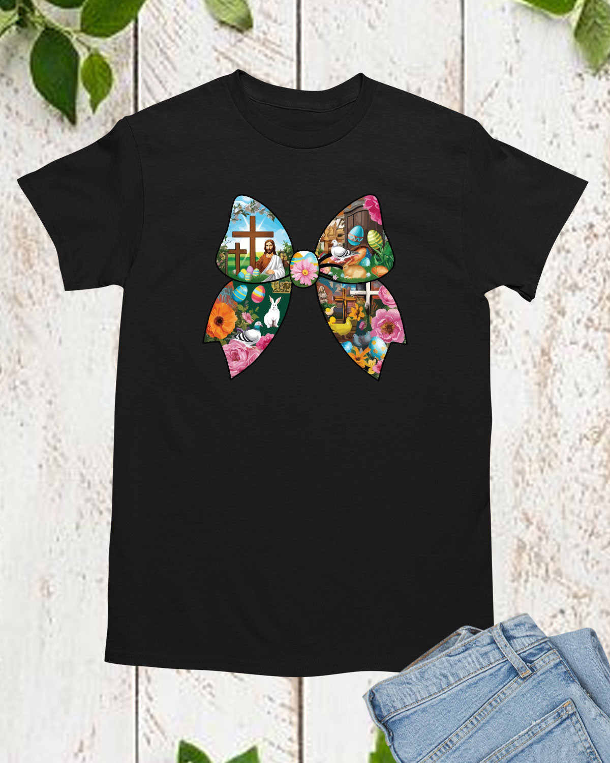 Christian Easter Coquette Bow Women's Long Sleeve T Shirts