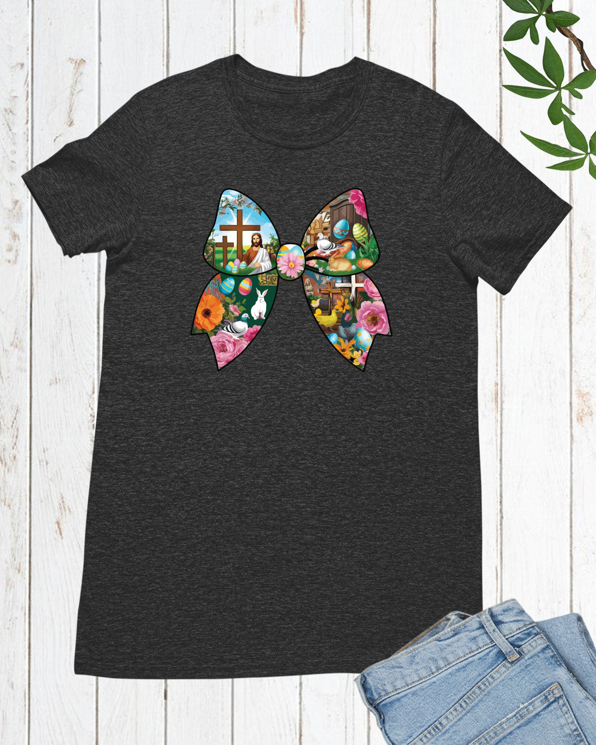 Christian Easter Coquette Bow Women's Long Sleeve T Shirts