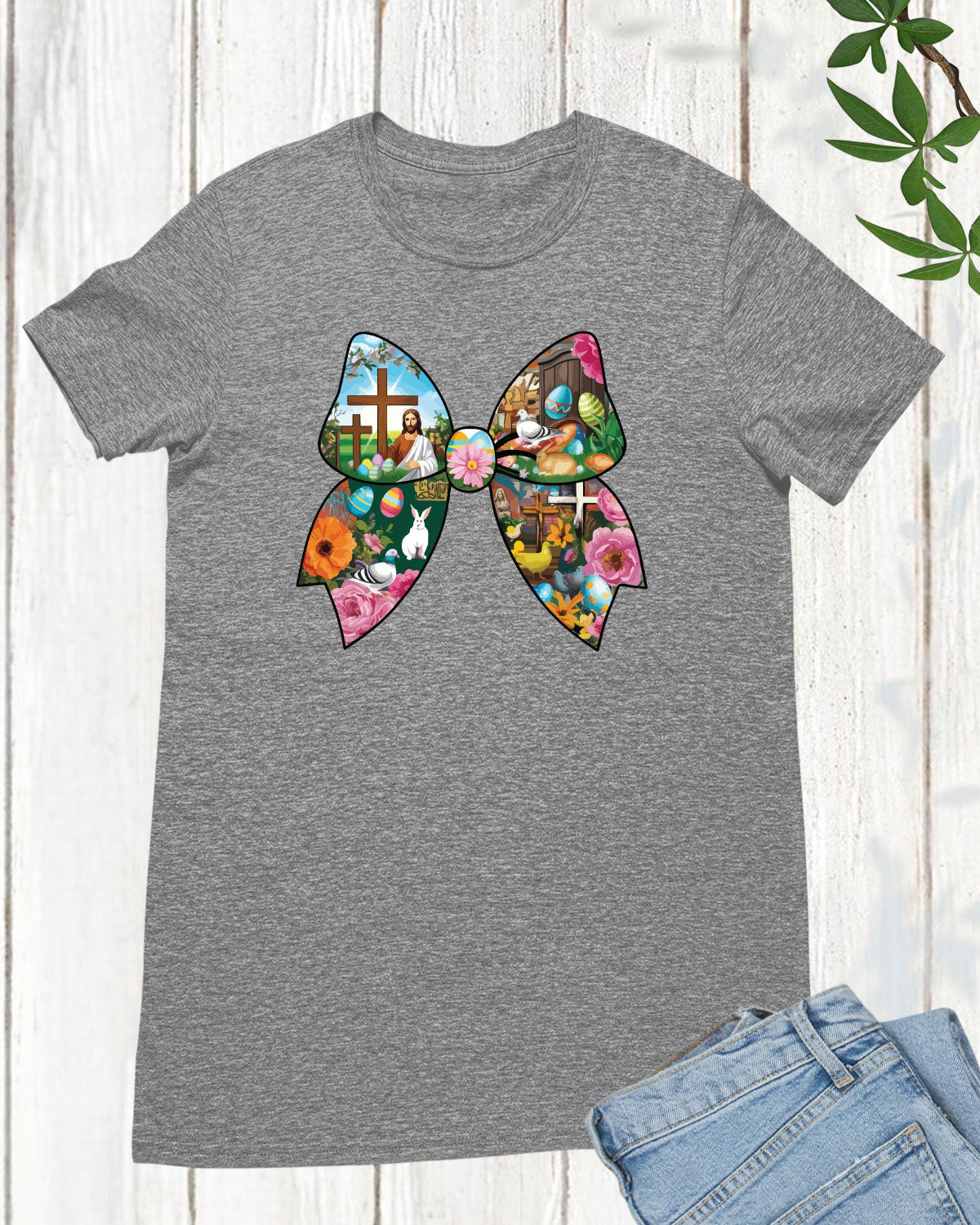Christian Easter Coquette Bow Women's Long Sleeve T Shirts