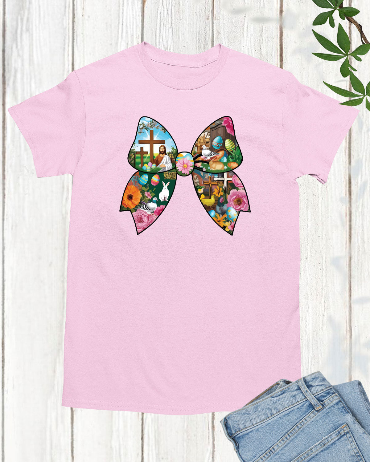 Christian Easter Coquette Bow Women's Long Sleeve T Shirts