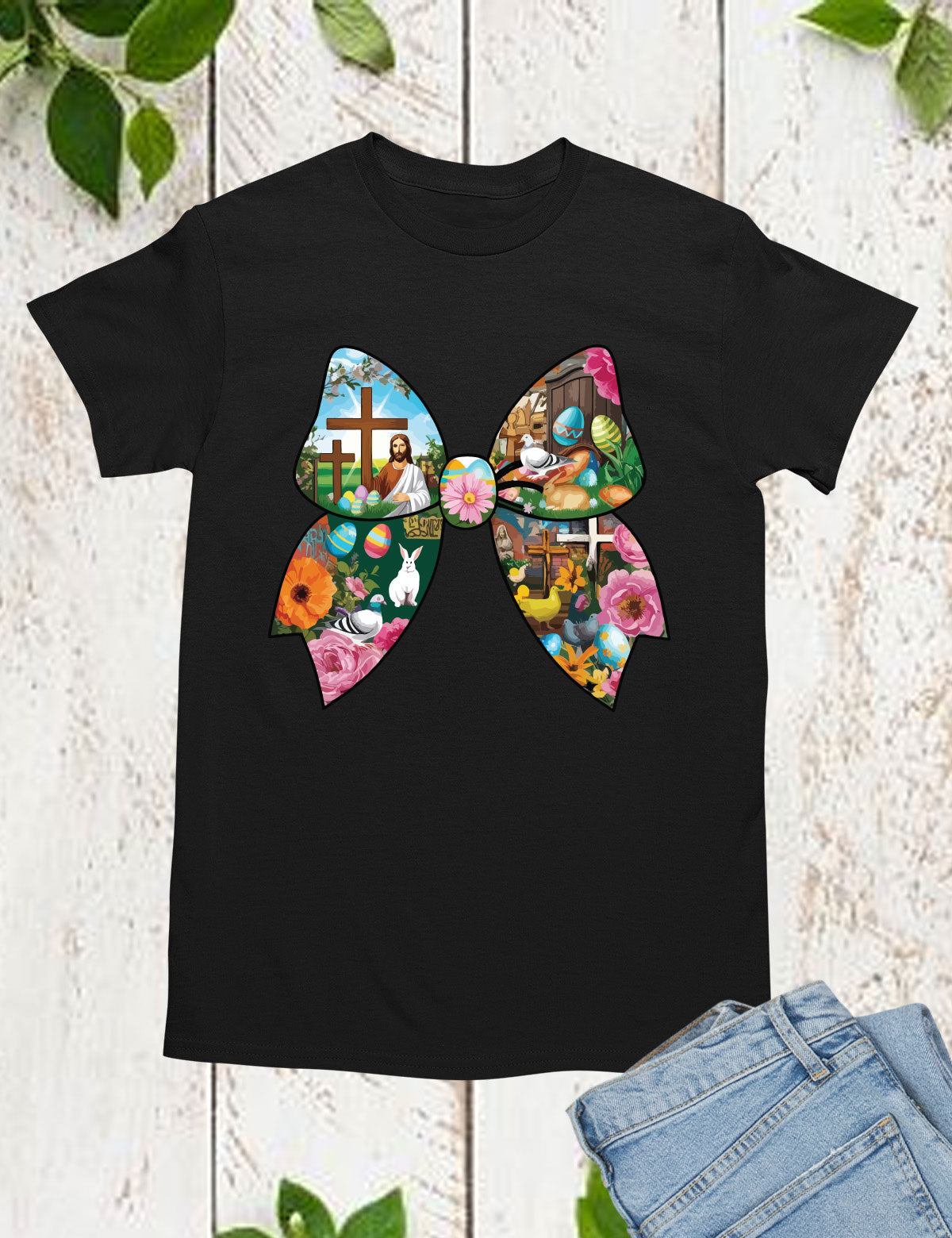 Christian Easter Coquette Bow Women's Long Sleeve T Shirts