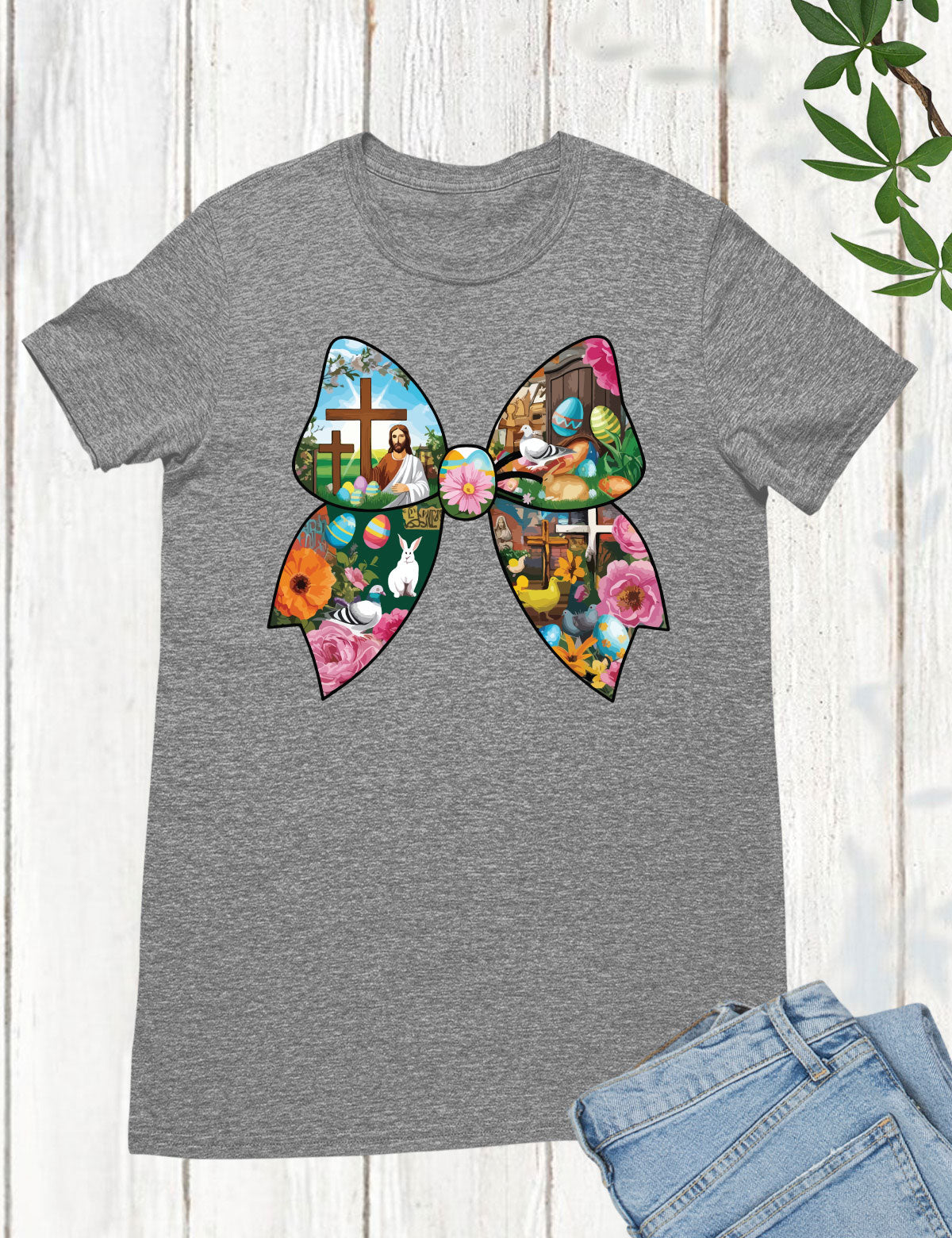 Christian Easter Coquette Bow Women's Long Sleeve T Shirts