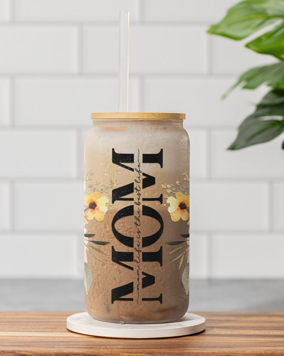 Christian Mom Glass Tumbler Cup