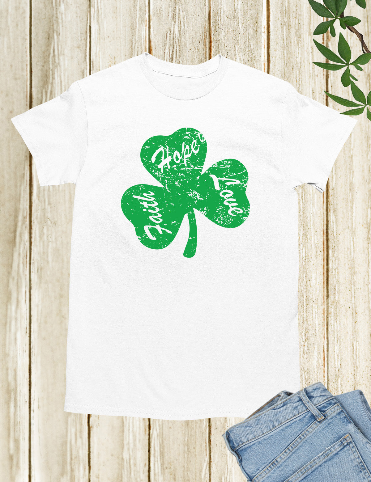 Christian Shamrock T Shirt
