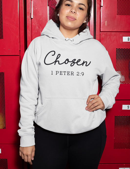 Chosen 1 Peter 2:9 Christian Hoodie