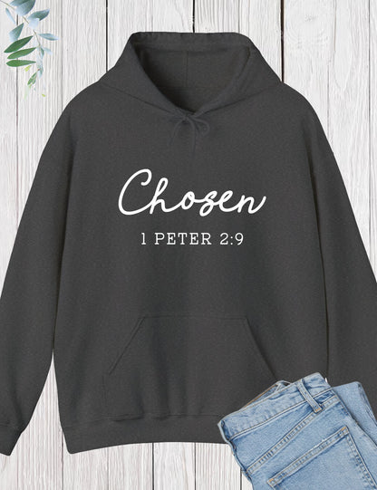 Chosen 1 Peter 2:9 Christian Hoodie