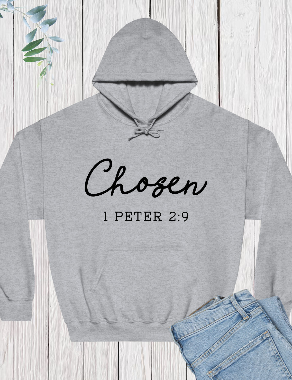 Chosen 1 Peter 2:9 Christian Hoodie