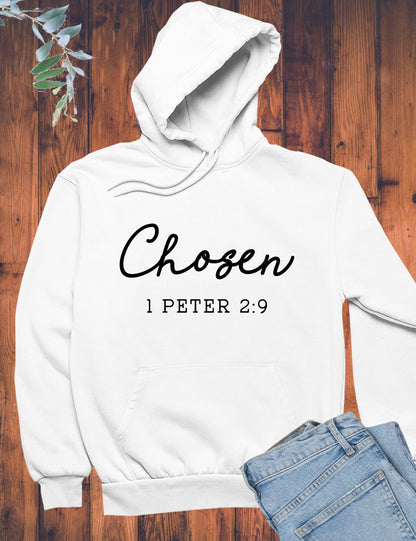 Chosen 1 Peter 2:9 Christian Hoodie