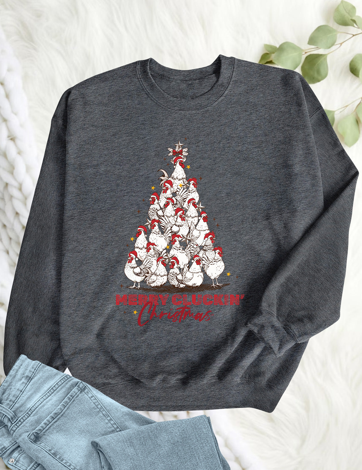 Merry Cluckin Christmas Hoodie