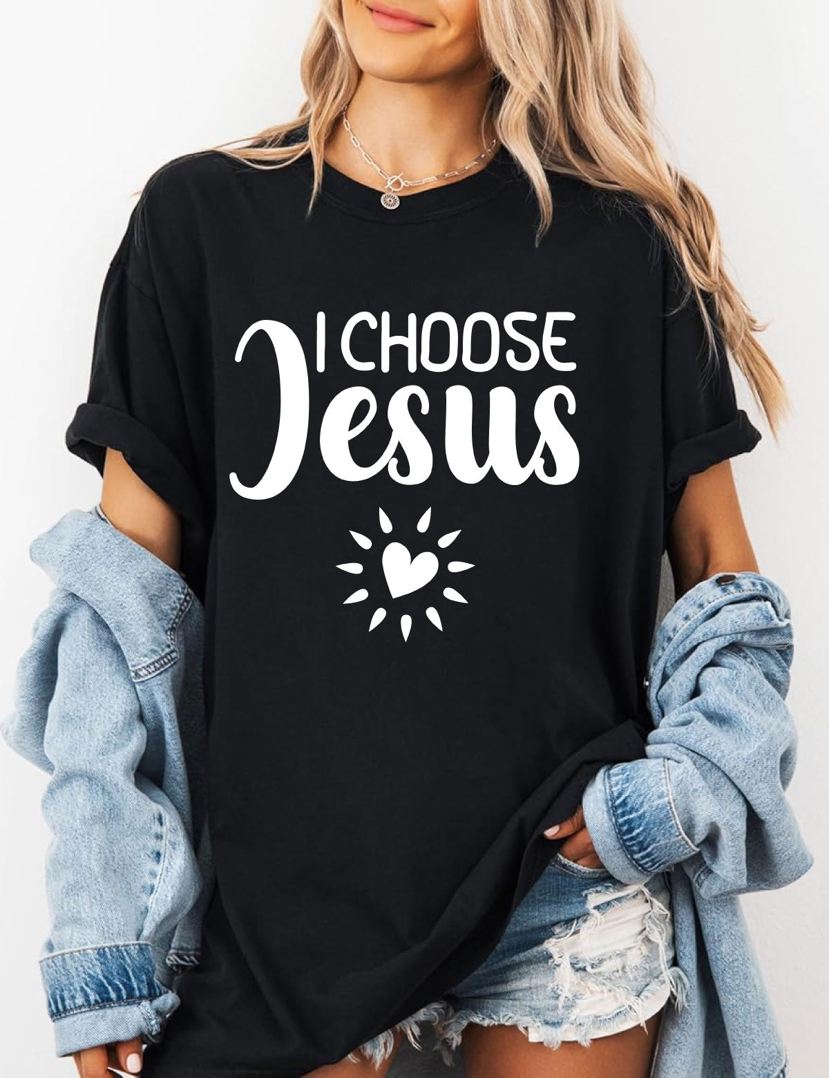 I Choose Jesus Christian Graphic Tees