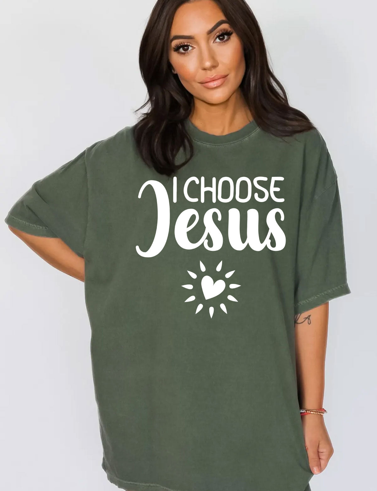 I Choose Jesus Christian Graphic Tees