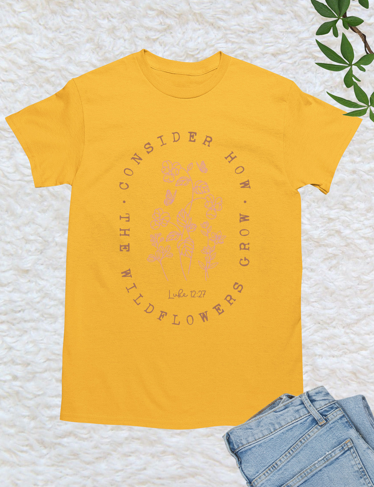 Consider How The Wildflower Grow Luke Verse Shirt