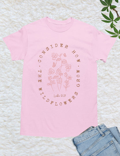 Consider How The Wildflower Grow Luke Verse Shirt