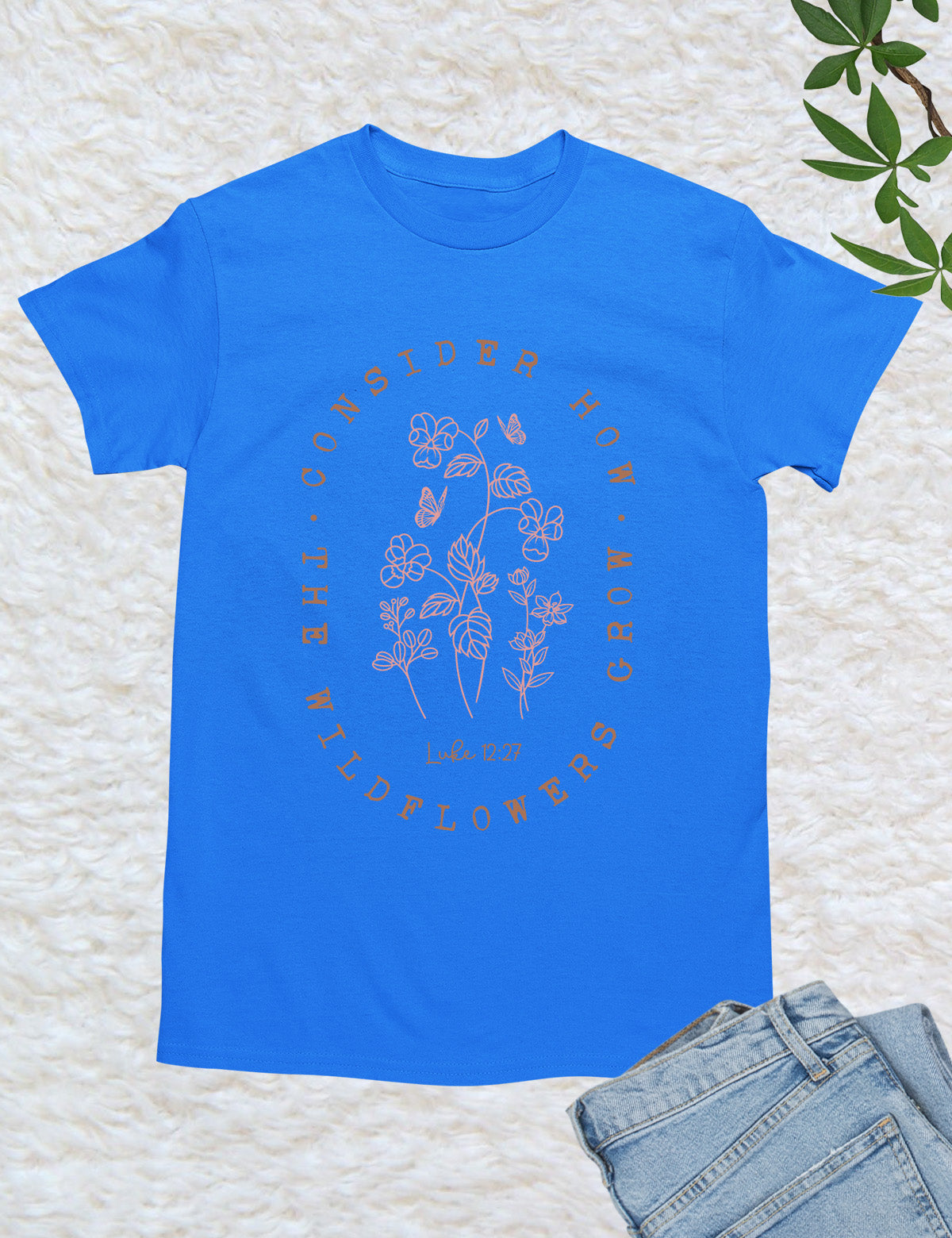 Consider How The Wildflower Grow Luke Verse Shirt