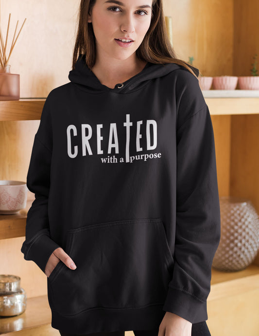 Created With a Purpose Christian Hoodie