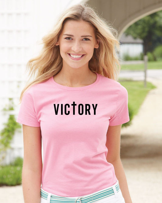 Victory Christian Religious Bible Verse Quotes Faith Jesus T-Shirt