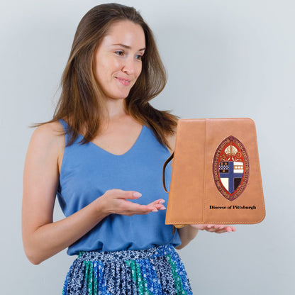 Custom Photo and Text Leather Bible Case