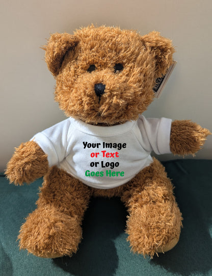 Custom Photo Teddy Bear Shirt Personalized Logo text Image