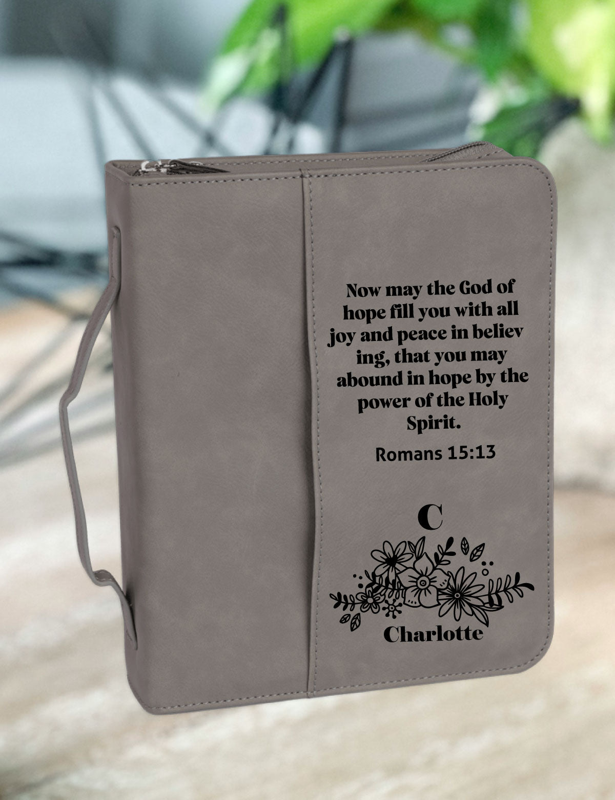Custom printed Monogram Bible Carrying Case