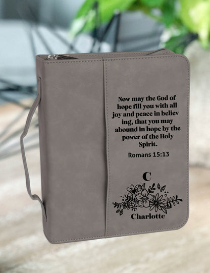 Custom printed Monogram Bible Carrying Case