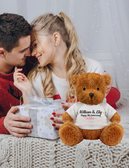 Custom Text Stuffed Bear Plushie T Shirt