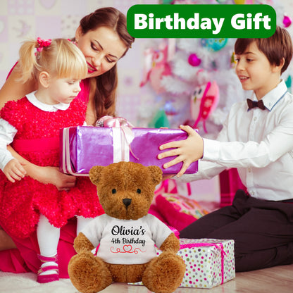 Custom Text Stuffed Bear Plushie T Shirt