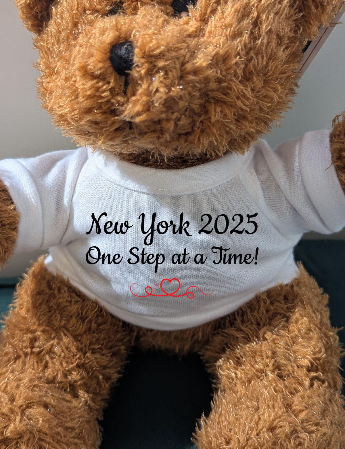 Custom Text Stuffed Bear Plushie T Shirt