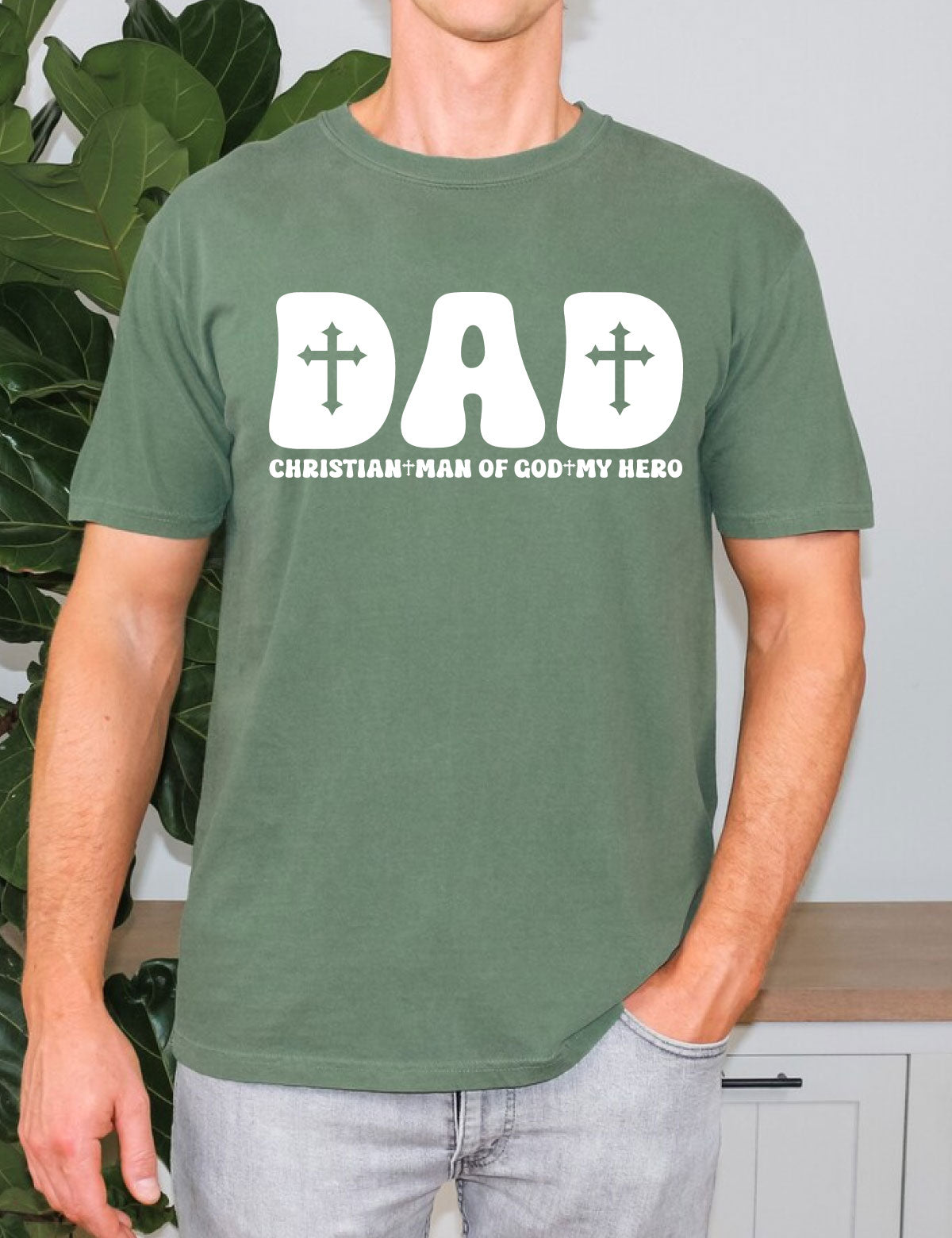 Dad Man of God My Hero Shirt